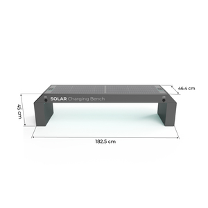 Station de charge solaire Y2 Power WYN pour l'extérieur, charge de téléphone portable, double ports USB, construction en acier inoxydable - Product Image 5