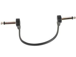 สายเชื่อมต่อกีตาร์เอฟเฟคต์เหยียบสายสัญญาณเสียง6.35มม. ถึง6.35มม. 30ซม. สายเคเบิลมุมขวาอุปกรณ์ดนตรี - Product Image 5