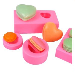HY 3D Macaroon Hamburger Moules de cuisson pour Fondant Gâteau Argile - Product Image 5