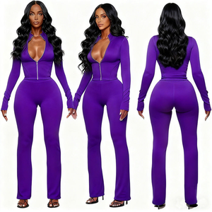 Alxin Tuta Sportiva in Due Pezzi in Pile, Stile Y2K Streetwear, <span class=keywords><strong>Abbigliamento</strong></span> Primaverile da <span class=keywords><strong>Donna</strong></span> - Product Image 4