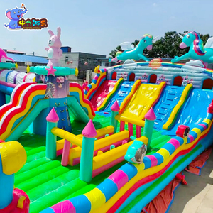 Nhà Máy Tùy Biến Juegos Inflables Para Parque Infantil Trượt Bơm Hơi Lâu Đài Nảy Với <span class=keywords><strong>Slide</strong></span> - Product Image 2