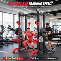 Cage de musculation robuste REYK avec système de poulies à double câble pour un entraînement complet du corps