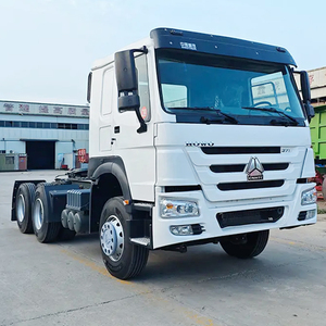 Tracteur SINOTRUK HOWO à conduite à droite, double essieu arrière, pour le transport de matériaux miniers, 6X4, <span class=keywords><strong>Euro</strong></span> 3, camions tracteurs d'occasion - Product Image 1