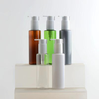 120ml 200ml 250ml 300ml 500 8oz Botol Lotion Plastik Amber Putih Transparan Pompa Lotion Hitam Emas Perak Dispenser Cairan