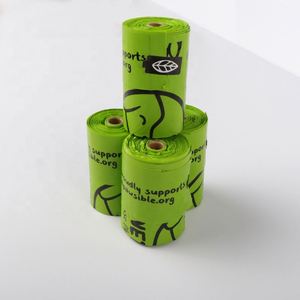 Custom Printed Cornstarch Eco Friendly Biodegradable Poo Waste <b>Bags</b> Dog Poop <b>Bag</b> With Handle <b>Compostable</b> Dyog Poop <b>Bag</b> - Product Image 3