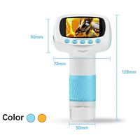 200x-1000x Multifunctional HD Screen Children's Digital Microscope Plastic Photo Video Camera Toy for Science Experiment