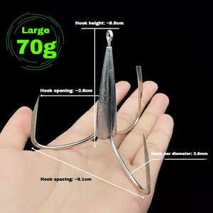 ตะ<span class=keywords><strong>ขอ</strong></span>เบ็ดตกปลาแบบมีน้ำหนักสำหรับมืออาชีพ 40 กรัม-150 กรัม |   ตะ<span class=keywords><strong>ขอ</strong></span>เกี่ยวทรงกรวยแบบกันน้ำได้ต่ำ - Product Image 5