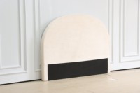 Tête de lit compressée portable, taille King, rembourrée en mousse souple, sans cadre en bois, pour appartement