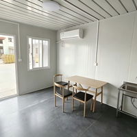 Casa Contenedor Prefabricada de Ensamblaje Rápido para Oficina Temporal en Obras de Construcción, Dormitorio para Personal, Cuarto de Almacenamiento