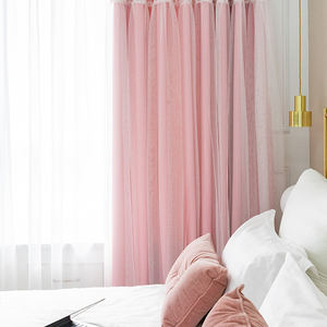 Tende Oscuranti Innermor per Soggiorno, Doppio Strato, Stile Principessa Elegante, Decorazione con Pizzo Bianco, Personalizzabili per Donne - Product Image 2