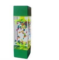 Nouveau liquide flottant mouvement barboteur liquide huile acrylique sablier minuterie Aquarium minuterie