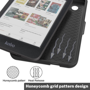 <span class=keywords><strong>Funda</strong></span> Magnética con Función de Activación/Suspensión para <span class=keywords><strong>Kobo</strong></span> <span class=keywords><strong>Clara</strong></span> 2024 <span class=keywords><strong>2E</strong></span> de 6 Pulgadas, Material PU, con Soporte Plegable, Corte Preciso, Absorción de Impactos, Protección Total Contra Rayones - Product Image 4