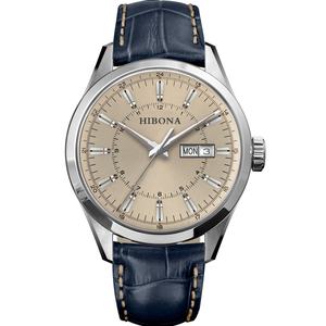 Relojes de negocios mecánicos de marca de lujo de alta calidad para hombres Estilo de moda chapado en oro con diseño chino - Product Image 3