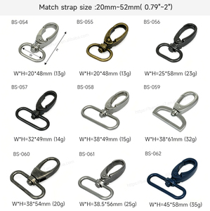 Crochet <span class=keywords><strong>de</strong></span> fixation pour collier <span class=keywords><strong>de</strong></span> chien, sac à main, bandoulière, ceinture, clip <span class=keywords><strong>de</strong></span> déclenchement, accessoires spéciaux pour sacs, vente en gros - Product Image 5