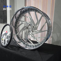Jantes forgées RCSR Rucci polies à 5 trous avec volant assorti 22 24 26 pouces 6x139.7 5x127 pour Chevy Oldmobile