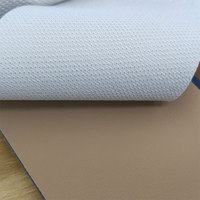 Stock 0.7mm Tricoté Dos Souple PVC Cuir Napa Rembourrage Automobile Faux Cuir pour Intérieur de Voiture Chaise