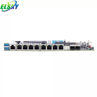 Carte mère H110 8*RJ45 LAN avec 2*DDR4 32 Go de RAM 512 Go M.2 Kaby Lake Skylake 6ème 7ème génération ATX PSU 8LAN 2SFP Intel I210-AT