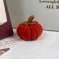 Citrouille tricotée à la main populaire pour Halloween et l'automne, décoration d'intérieur confortable, pour table, bureau, porte, fête, maison, hôtel