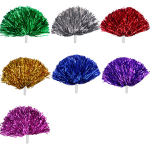 <span class=keywords><strong>Pompones</strong></span> <span class=keywords><strong>de</strong></span> <span class=keywords><strong>Papel</strong></span> Metálico Dorado y Morado <span class=keywords><strong>de</strong></span> 25g, 50g y 100g <span class=keywords><strong>para</strong></span> Equipos <span class=keywords><strong>de</strong></span> Animación, con Lazo y Asa - Product Image 4