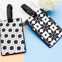 Étiquette de bagage personnalisée par sublimation, durable, de différentes formes, faible MOQ, vente en gros directe usine, pour sac à dos de voyage