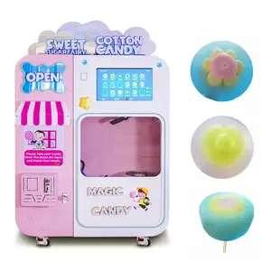 Neue unbemannte selbst verkaufte Candy floss Automatische kommerzielle Zuckerwatte-Maschine Made in China