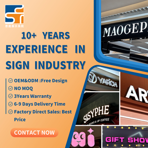 Tùy chỉnh ngoài trời LED kênh chữ ký cho nhà hàng kinh doanh shopfront Acrylic chiếu sáng biển báo - Product Image 6