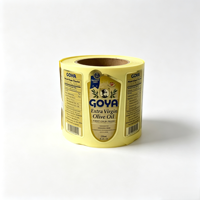 Étiquettes autocollantes personnalisées imprimées en CMJN pour aliments Pure-easy |   Étiquettes autocollantes en vinyle imperméables à l'huile d'olive extra vierge