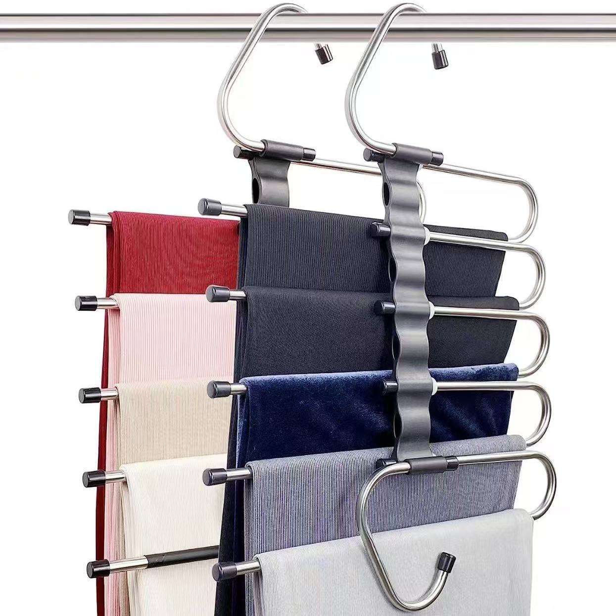 Storage Hanging Pants With S Hooks Store Jeans Hanging Jeans On S