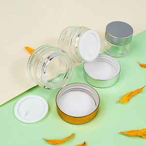 ขวดแก้วใสฝ้าขนาด 5 มล. 15 มล. 30 มล. 50 มล. 100 มล. ปิดฝาไม้ไผ่ ป้องกันกลิ่น สำหรับใส่ครีมเครื่องสำอาง - Product Image 5