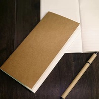 Cahier d'exercices personnalisé en gros A5 Kraft pour étudiants Couverture souple Livre de poche Style imprimé avec des couleurs assorties pour l'école