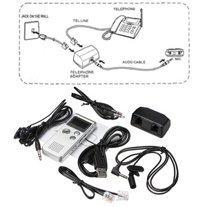 เครื่องบันทึกเสียงดิจิตอล 8GB MP3 USB 2.0 เครื่องบันทึกเสียงขนาดเล็กพกพาสะดวกสำหรับการประชุมและการสัมภาษณ์ - Product Image 2