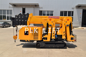 Grúa Araña Inalámbrica de 2t y 3t con Estabilizadores Articulados, Grúa Diesel Compacta y Telescópica para Construcción - Product Image 3