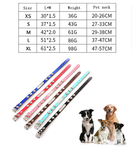 定制logo铆钉激光刻字牛皮耐磨防咬狗项圈狗颈带带金属铁扣 - Product Image 3