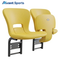 Sièges de stade Avant Sports, sièges fixes inclinables pour stade de football, système de gradins à niveaux pour stade de football, arène extérieure