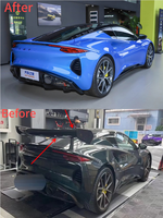 Aileron arrière en fibre de carbone sèche style Lotus Emira GT4, kit carrosserie, pièces de modification et d'amélioration