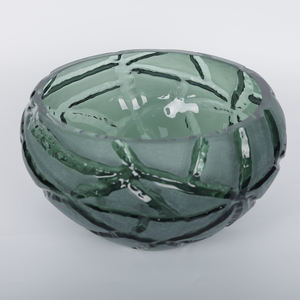 Jarrón de Vidrio de Lujo Hecho a Mano, Verde Mate, Minimalista, Moderno, Decoración del Hogar, Recipiente Floral, Calidad Resistente, Hermético, para Mesa de Sala de Estar - Product Image 6