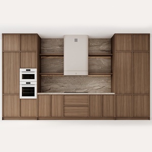 Muebles <span class=keywords><strong>de</strong></span> Cocina Modulares <span class=keywords><strong>de</strong></span> Lujo Modernos con Isla <span class=keywords><strong>Integral</strong></span> <span class=keywords><strong>de</strong></span> Madera Personalizada - Product Image 2