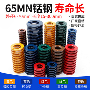 Ressort de compression rectangulaire en fil plat vert 65Mn haute résistance, produit localement, pour usage intensif (ressort TF) - Product Image 5