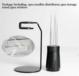 1SET Nouveau produit Ensemble d'aiguilles à café distributeur d'agitateur <span class=keywords><strong>expresso</strong></span> avec support de distributeur de poudre et compacteurs - Product Image 6