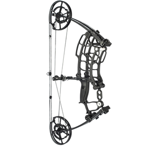 Arc de chasse Junxing Archery M109K 40-65lbs en aluminium, <span class=keywords><strong>tir</strong></span> à l'arc à 380 <span class=keywords><strong>fps</strong></span>, flèche et bille d'acier - Product Image 6