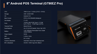 Printer POS Mobile Thermal GOODCOM GT90EZpro Android 14 Berkinerja Tinggi All in One NFC Bluetooth Wi-Fi USB 3GB 32GB