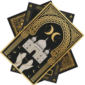 Waterproof PU Carpet Padding Halal islam muslim sajadah praying mat padded namaz tapis de priere islam prayer mat