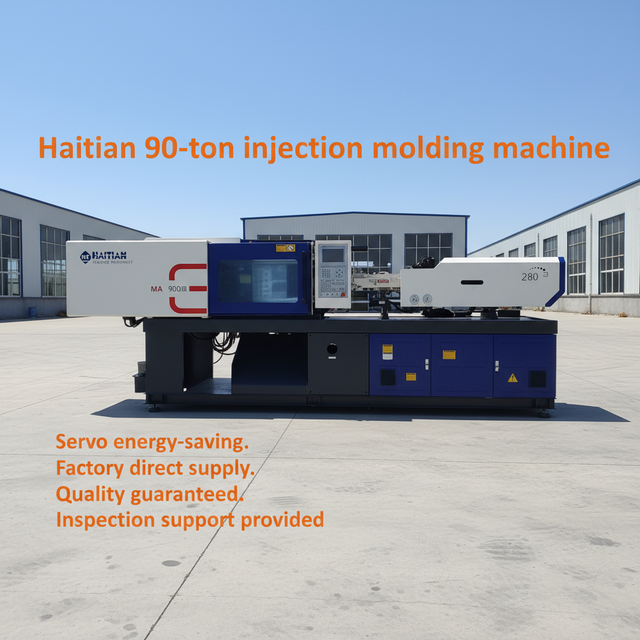 HT90-ton Hydraulic Horizontal Injection Molding Machine Is Precise Stable Multi-function Durable Safety Specializing Small Parts