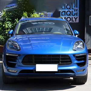 2021 stil LED oto farlar için Porsche Macan 2014-2018 projektör Lens aracı ön araba lambaları montaj yükseltme yeni 6000k araba - Product Image 2