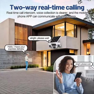 LOOSAFE 8MP năng lượng mặt trời 4G ống kính đầy đủ máy ảnh ngoài trời đầy đủ màu sắc ai hình người phát hiện nhà an ninh CCTV màn hình - Product Image 4