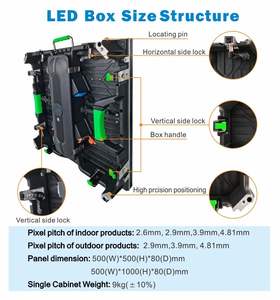 จอ LED แบบเคลื่อนที่ P4.81 สำหรับเช่าใช้งานกลางแจ้ง เหมาะสำหรับการแสดงสด - Product Image 4