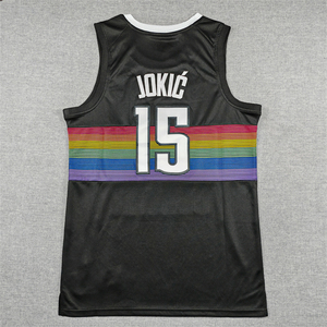Maglia da basket retrò da uomo 2026 cucita, Nikola Jokic Jamal Murray Aaron Gordon Dikembe Mutombo, taglie S-2XL - Product Image 2