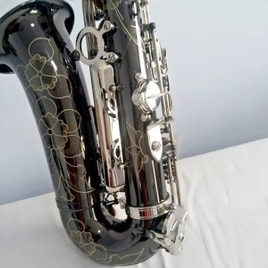 Saxophone <span class=keywords><strong>alto</strong></span> en Mi bémol noir à bon <span class=keywords><strong>prix</strong></span>, <span class=keywords><strong>instrument</strong></span> plaqué nickel - Product Image 4
