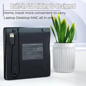 Graveur de dvd usb haute vitesse lecteur optique externe cd dvd rw graveur de lecteur dvd portable pour ordinateur portable/ordinateur de bureau/PC tout-en-sur - Product Image 5