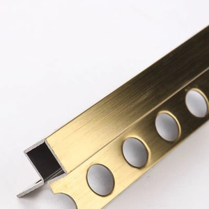 Gạch Phụ Kiện Nhà Máy Phụ Kiện Thép Không Gỉ Gạch Trim Cho Tường Sàn Đồ Nội Thất Trang Trí 304 Gốm Gạch Hồ Sơ - Product Image 2